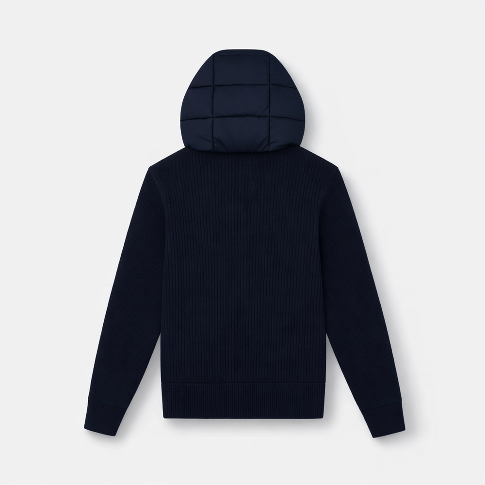 Lorenzo Quilted Knit Cardigan