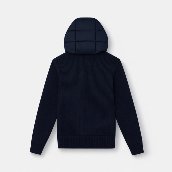 Lorenzo Quilted Knit Cardigan