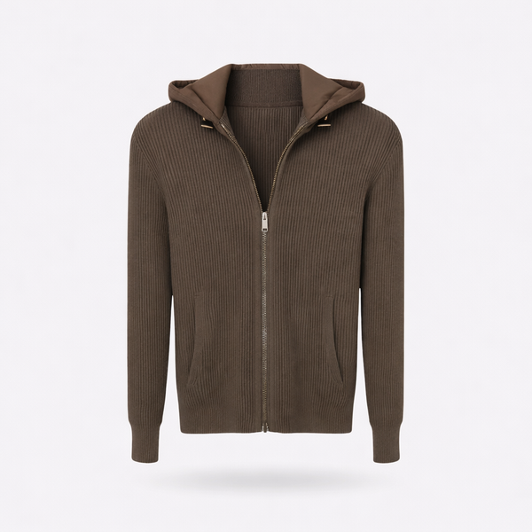 Sebastiano Ribbed Knit Cardigan