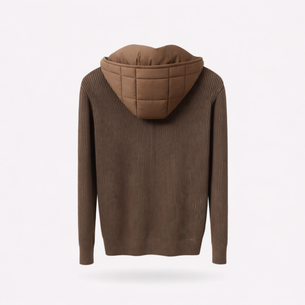 Sebastiano Ribbed Knit Cardigan