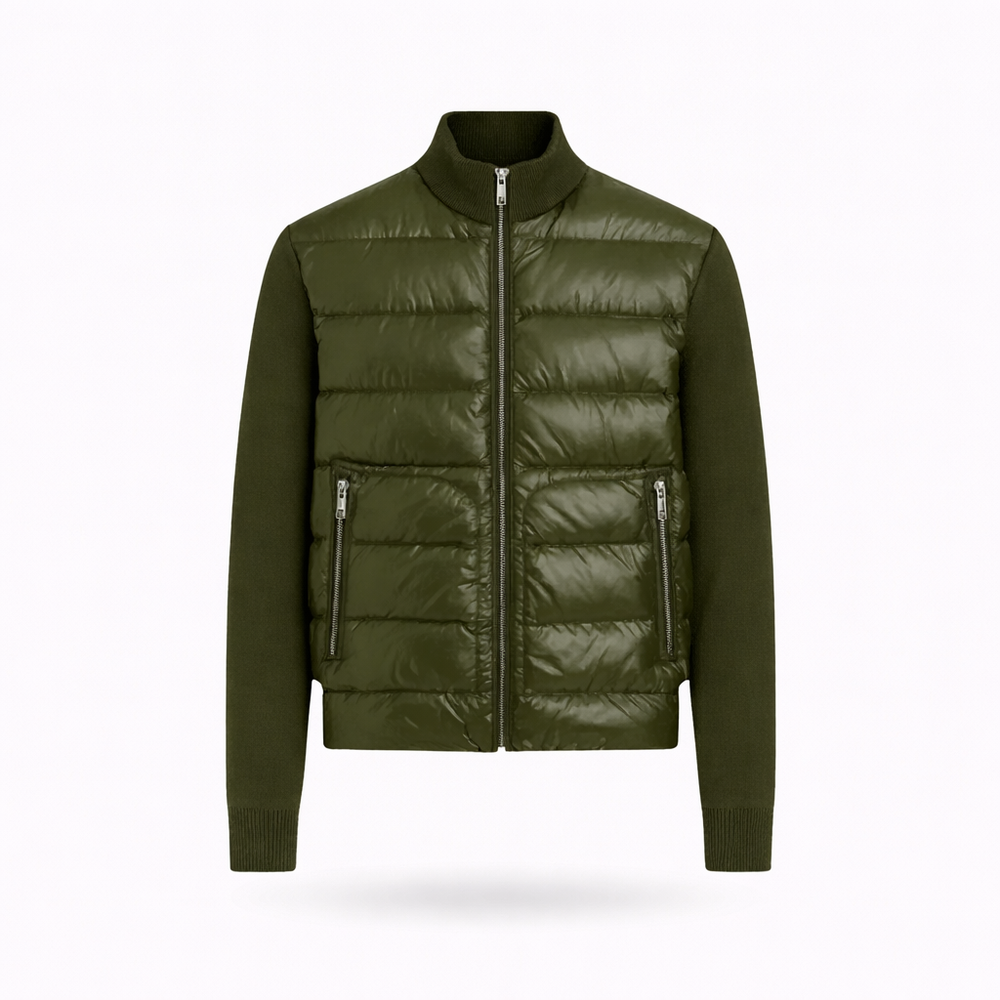 Enzo Padded Knit Cardigan