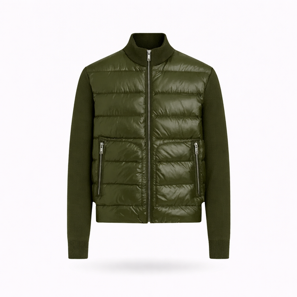 Enzo Padded Knit Cardigan