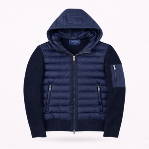 Salvatore Quilted Knit Cardigan