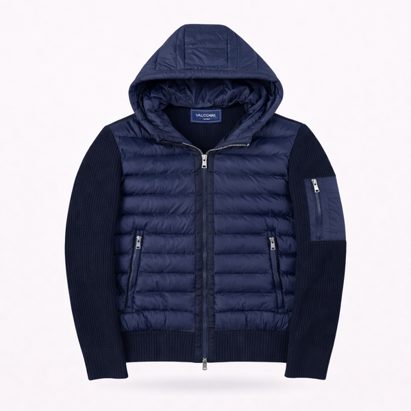 Salvatore Quilted Knit Cardigan