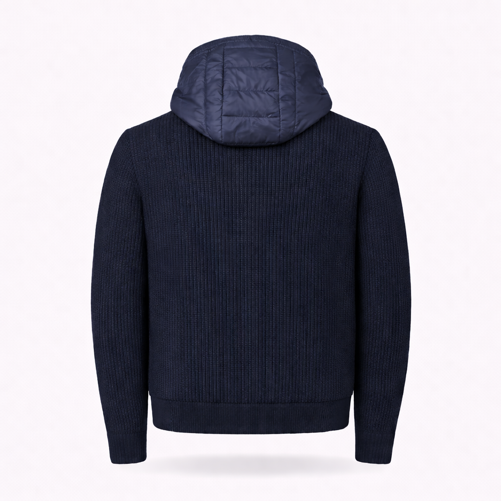 Salvatore Quilted Knit Cardigan